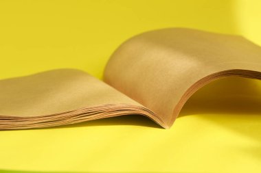 Eskizler için kahverengi el işi kağıt, sanatçılar için kağıt
