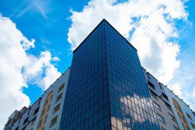 VITEBSK, BELARUS - 14 Mayıs 2020: Vitebsk, Vitebsk 'teki Halkın Sağlık Üniversitesi Dostluk Nişanı yurdu