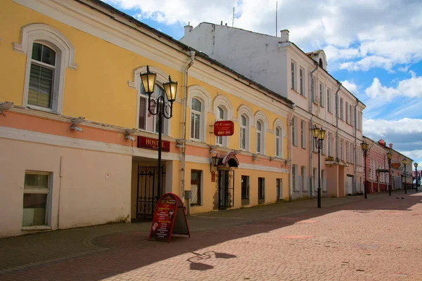 Vitebsk Wit Rusland Mei 2020 Oude Gebouwen Aan Straat Krylov — Stockfoto
