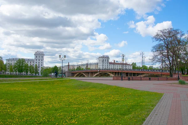 Vitebsk Vitryssland Maj 2020 Kirovbron Kirovskij Vitebsks Historiska Centrum — Stockfoto