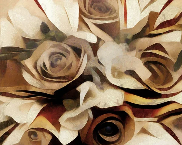 Gül. Kil toplu çiçek. 