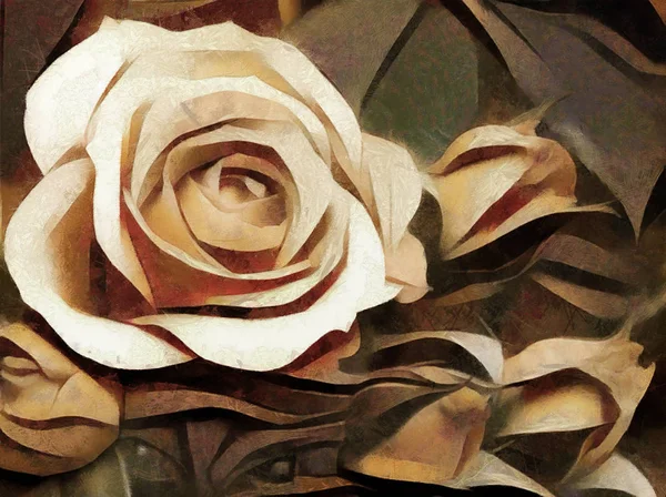 Gül. Kil toplu çiçek. 