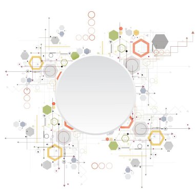 geometrik arka plan vektör çizim