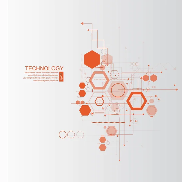 Astratto sfondo geometrico vettoriale illustrazione — Vettoriale Stock