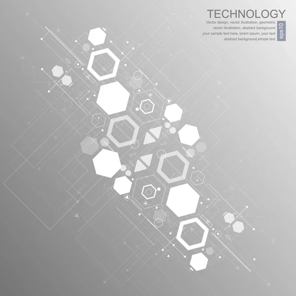 Astratto sfondo geometrico vettoriale illustrazione — Vettoriale Stock