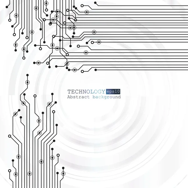 Векторная схема. Абстрактные технологии — стоковый вектор