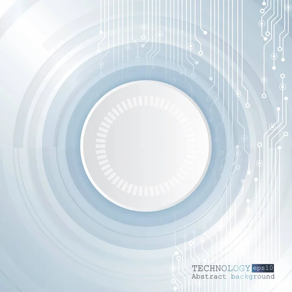 Ilustração da placa de circuito vetorial. Tecnologia abstrata —  Vetores de Stock