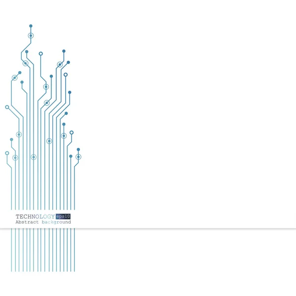 Vektorové ilustrace obvodové desky. Abstraktní technologie — Stockový vektor