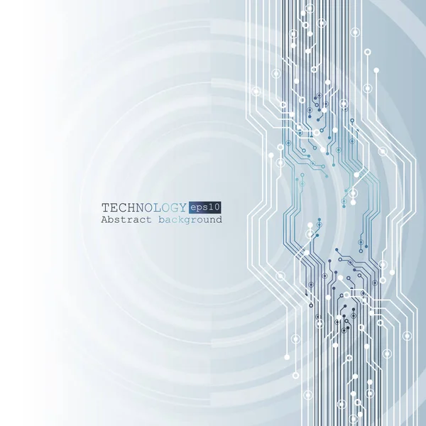 矢量电路板插图。抽象技术 — 图库矢量图片