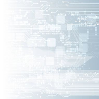 Vektör devre kartı çizim. Soyut teknoloji