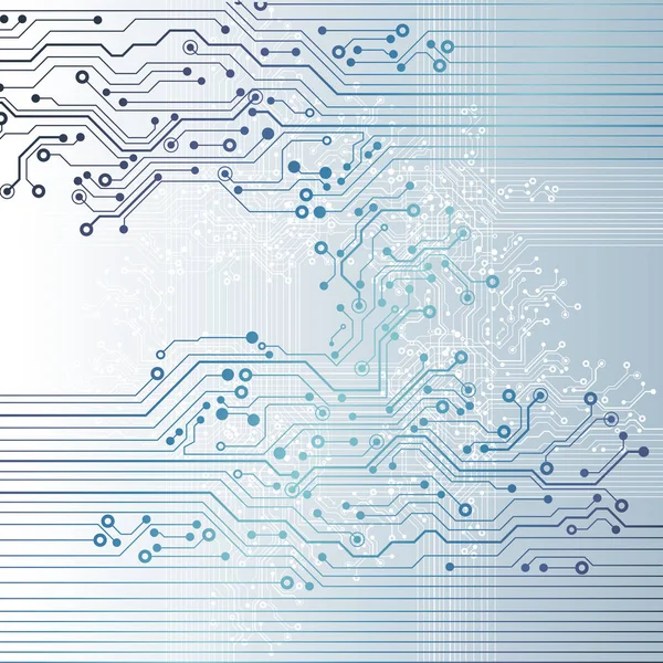 Illustrazione circuito vettoriale. Tecnologia astratta — Vettoriale Stock