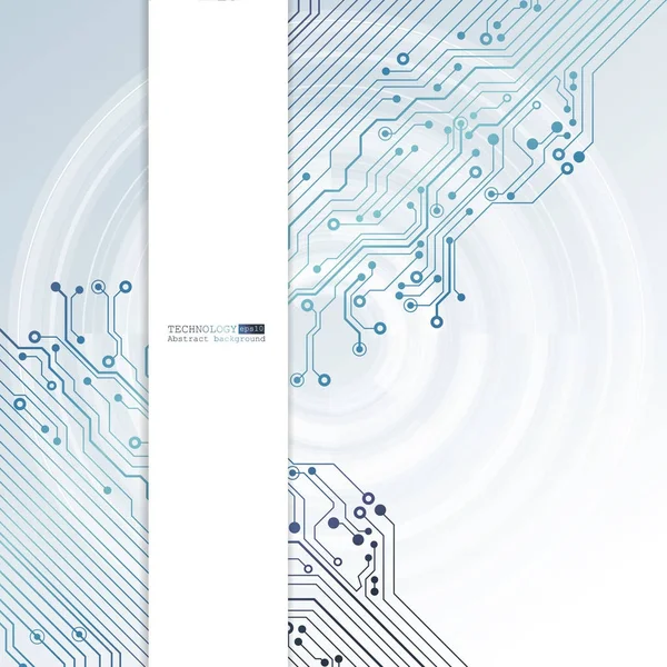 ベクトルの回路図。抽象的な技術 — ストックベクタ