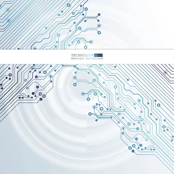 ベクトルの回路図。抽象的な技術 — ストックベクタ