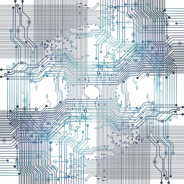 Векторна Ілюстрація Плати Абстрактні Технології — стоковий вектор
