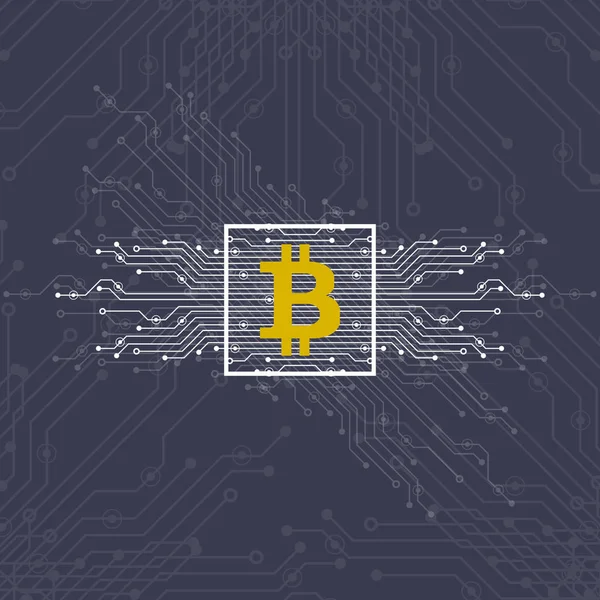Sikke bitcoin sanal sembollerin. Kripto para birimi. Soyut teknoloji.