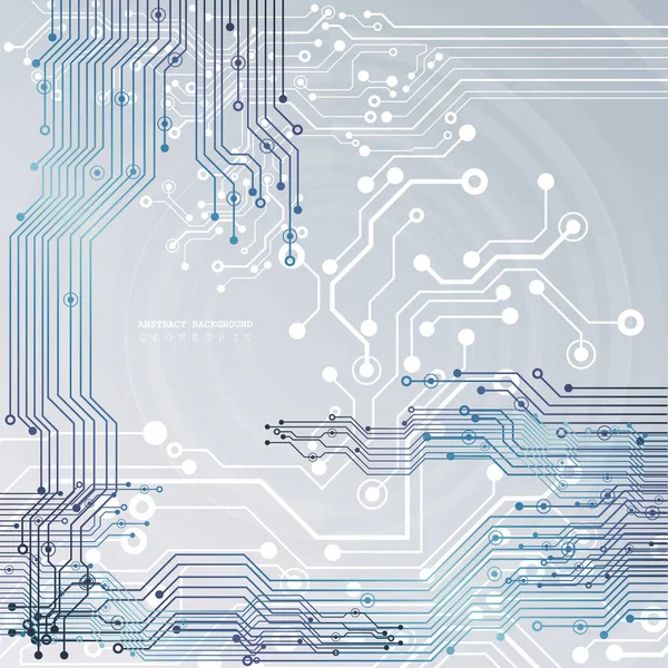 Placa Circuito Antecedentes Tecnológicos Ilustración Vectorial Eps — Vector de stock