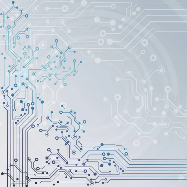 Placa Circuito Antecedentes Tecnológicos Ilustración Vectorial Eps — Archivo Imágenes Vectoriales