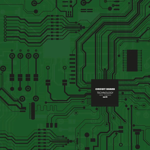 ベクトルの回路図 抽象的な技術 — ストックベクタ
