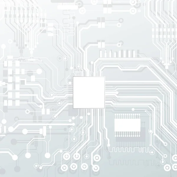 Illustrazione Circuito Vettoriale Tecnologia Astratta — Vettoriale Stock