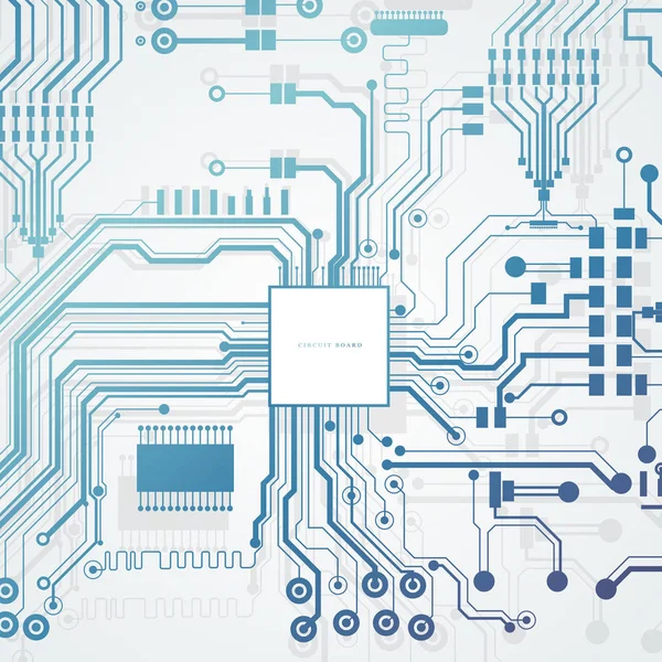 Vectorillustratie Printplaat Abstracte Technologie — Stockvector