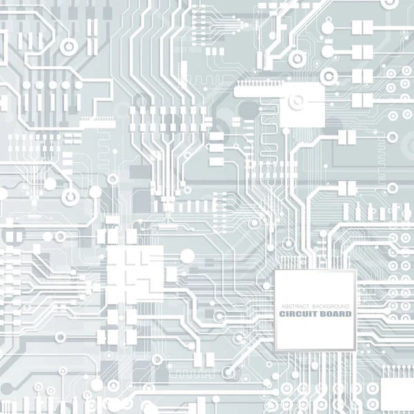 Illustration Carte Circuit Vectoriel Technologie Abstraite — Image vectorielle