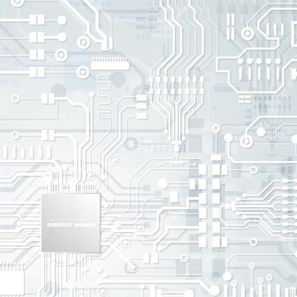 Illustrazione Circuito Vettoriale Tecnologia Astratta — Vettoriale Stock