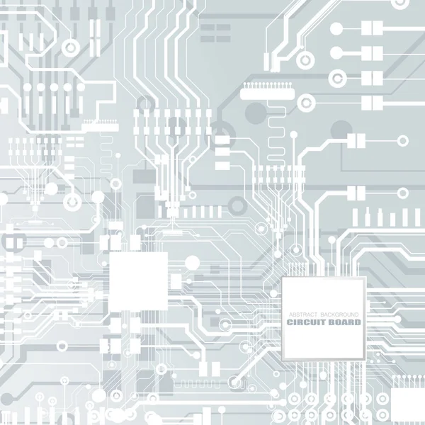 Illustration de carte de circuit vectoriel. Technologie abstraite. fond de micropuce . — Image vectorielle