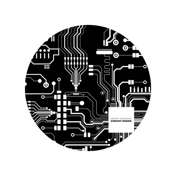 ベクトルの回路図 抽象的な技術 マイクロ チップの背景 — ストックベクタ