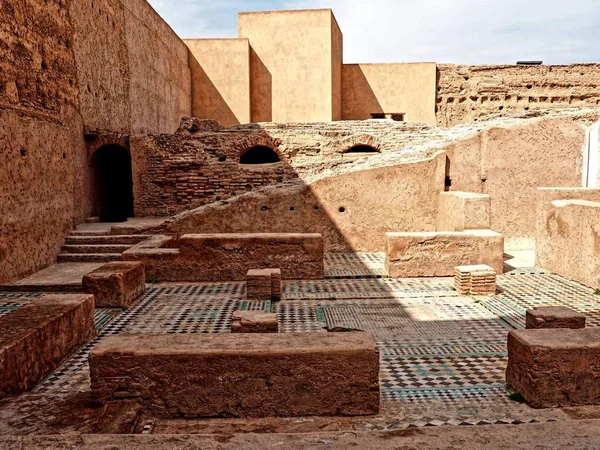 Antike marokkanische Architektur in Marrakesch — Stockfoto