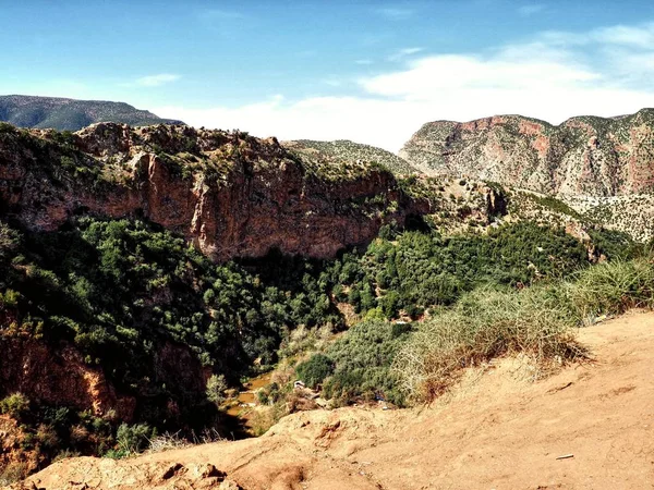 In de buurt van Ouzoud waterval in Marokko als een dagtocht van Marrakech — Stockfoto