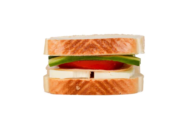 Vista Sandwich Aislado — Foto de Stock