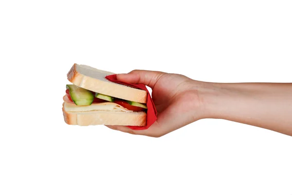 Sandwich à portée de main — Photo