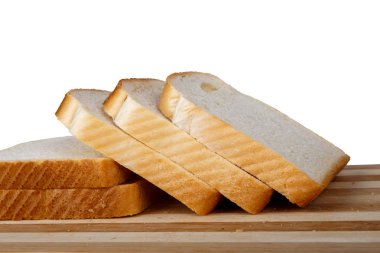 Breadboard üzerinde tost ekmek dilimleri