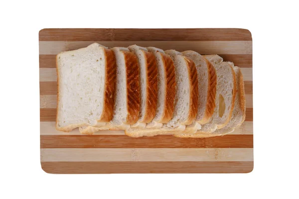 Breadboard üzerinde tost ekmek dilimleri — Stok fotoğraf