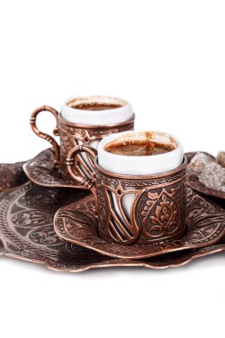 Fincan Türk kahvesi ve sevindirdi