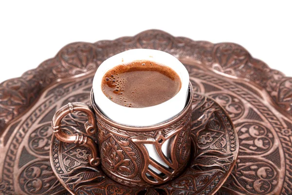 Taza de café turco con espuma — Foto de Stock