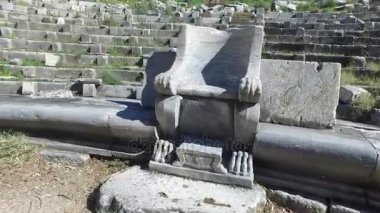 Priene antik kent görünümü