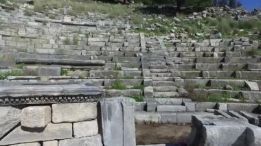 Priene antik kent görünümü