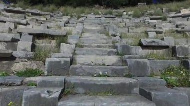 Priene antik kent görünümü