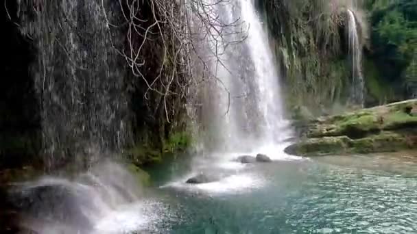 Wodospadu Kursunlu nagrania — Wideo stockowe