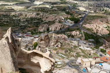 Uçhisar Kalesi görünümü