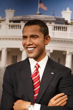 Barack Obama balmumu heykel Müzesi'nde