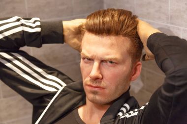 David Beckham balmumu heykel Müzesi'nde