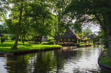 Giethoorn köy görünümü