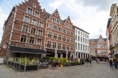 Ghent sokakları Belçika