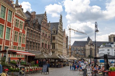Ghent sokakları Belçika