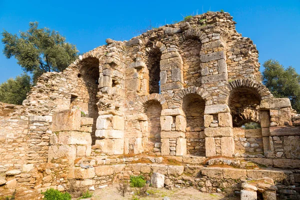 Library of Nysa Ancient City — Stock Photo, Image