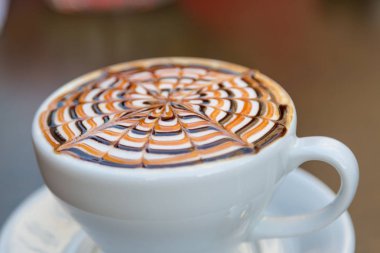 Tasarım ile hizmet lezzetli Mocha kahve