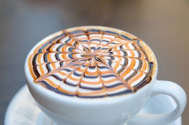 Tasarım ile hizmet lezzetli Mocha kahve