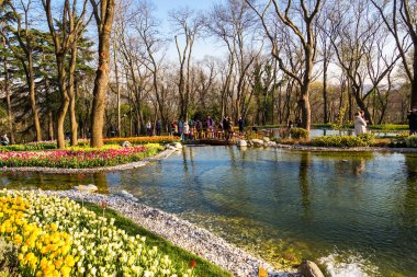 Emirgan Parc bahçelerde Lale